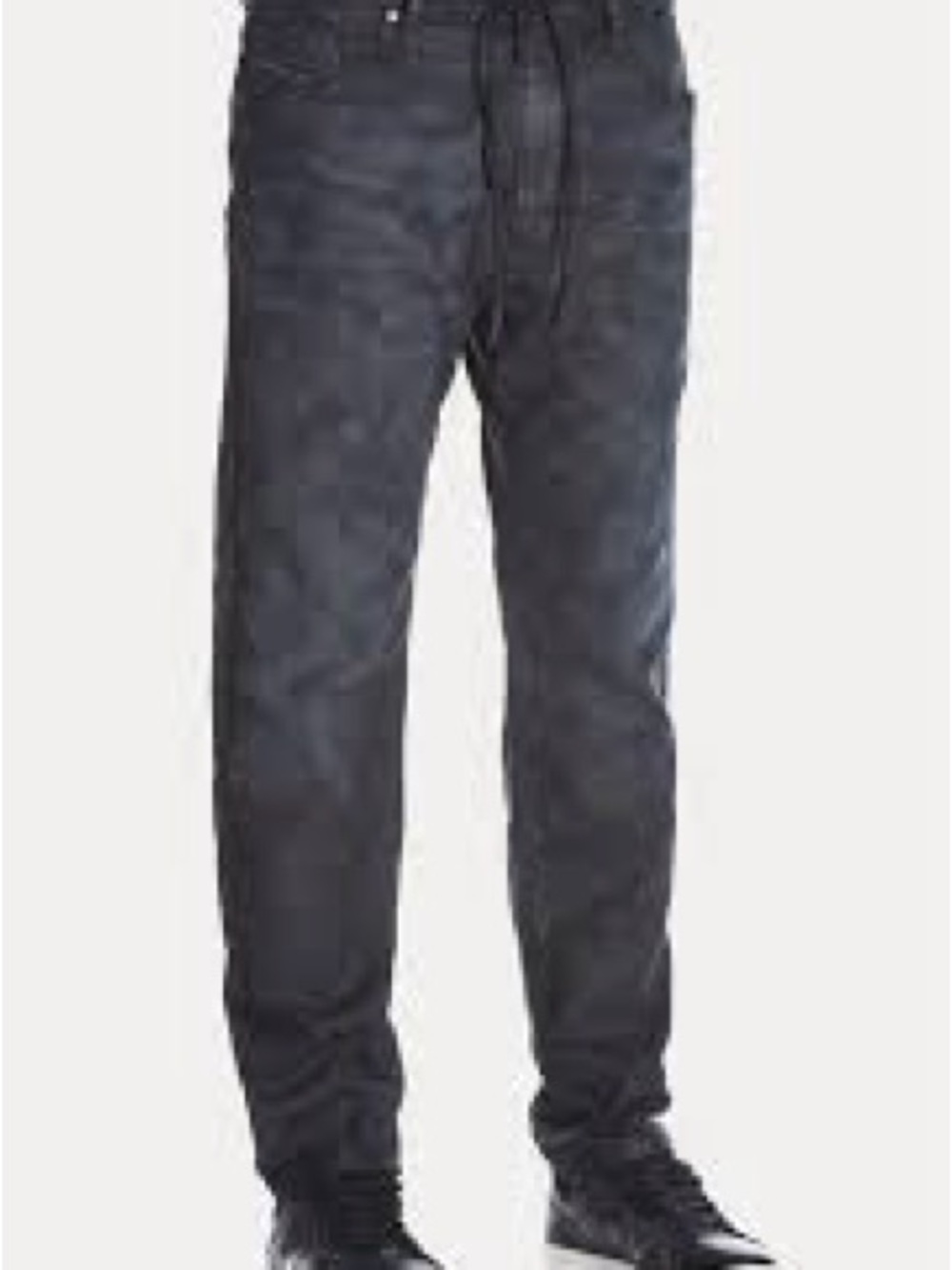 Diesel Narrot JoggJeans Men Black Camo Drawstring Jogger Jeans 36